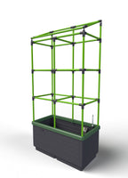 City Jungle Raised Bed Planter Box with Trellis