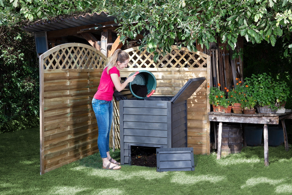 Thermo Wood™ Compost Bin with Soil Fence