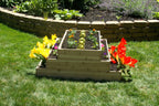 Eden™ 4'X18"X4' Waterfall / Pyramid Garden Bed Kit