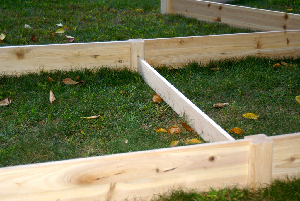 Eden™ 4'X5"X8' Fir Wood Raised Garden Bed