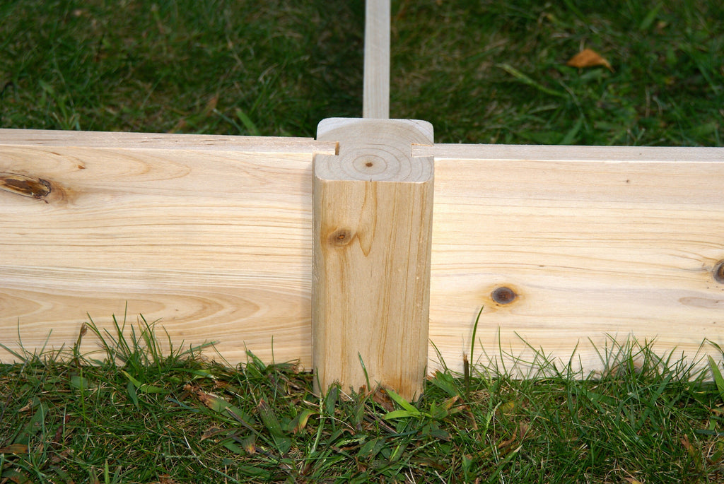 Eden™ 4'X5"X8'X11' Duo Step Layer Fir Wood Garden Bed