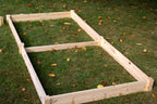 Eden™ 4'X5"X8'X11' Duo Step Layer Fir Wood Garden Bed