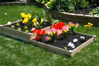 Eden™ 4'X5"X8'X11' Duo Step Layer Fir Wood Garden Bed