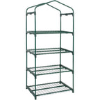 Genesis™ 4 Tier 3X6X2.ft Portable Rolling Greenhouse with Cover