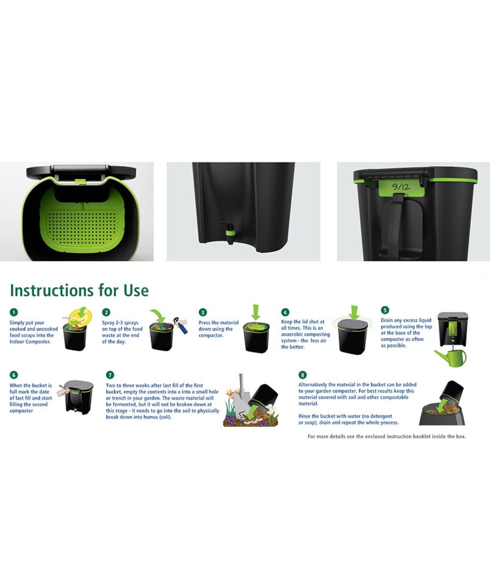 Maze™ 14 Liter Airtight Bokashi Composter Kit