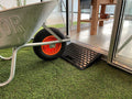 Wheelbarrow Ramp for Greenhouse